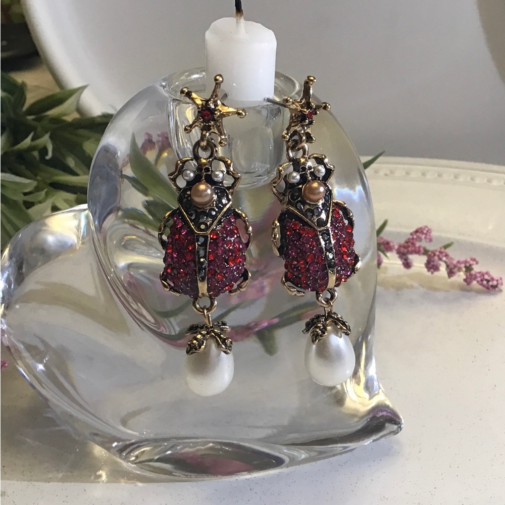 Scarab Earrings